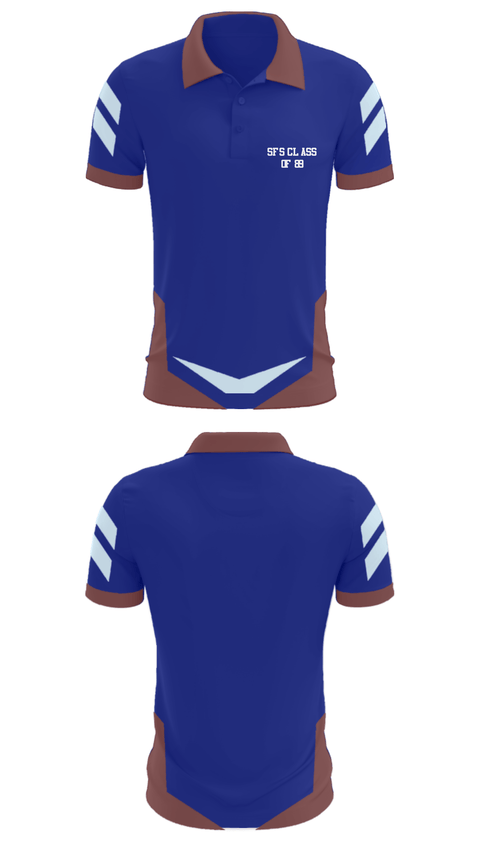 Short Sleeve Performance Polo, SFS Class of 89, , Teamtime, Team time, sublimation, custom sports apparel, team uniforms, spirit wear, spiritwear, sports uniforms, custom shirts, team store, custom team store, fundraiser sports, apparel fundraiser