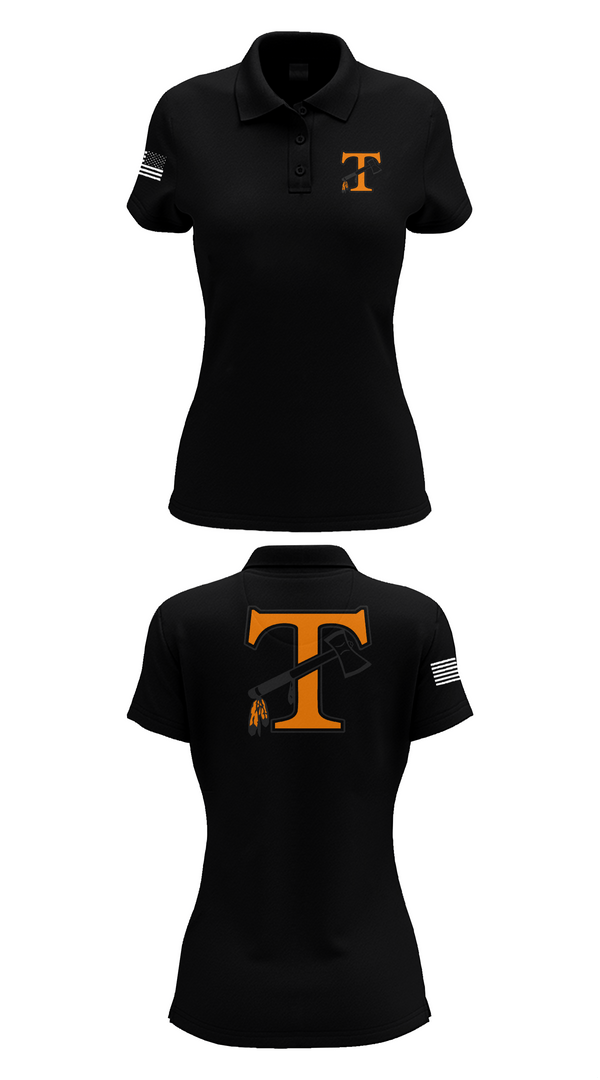 Womens Short Sleeve Performance Polo, Tecumseh indian, Wrestling, Teamtime, Team time, sublimation, custom sports apparel, team uniforms, spirit wear, spiritwear, sports uniforms, custom shirts, team store, custom team store, fundraiser sports, apparel fundraiser