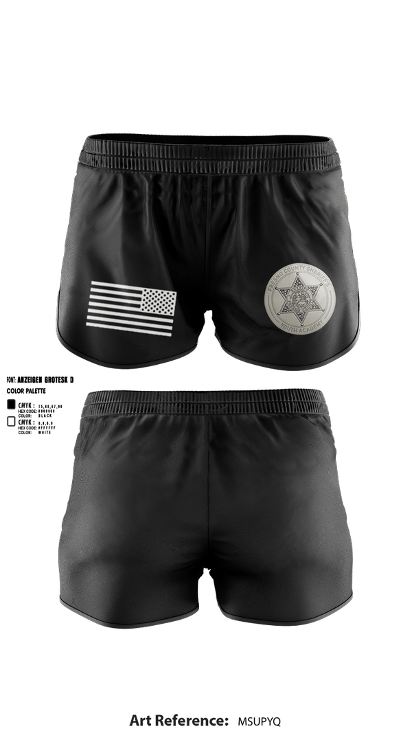 Ranger Panties, Fresno Sheriff Youth Academy, , Teamtime, Team time, sublimation, custom sports apparel, team uniforms, spirit wear, spiritwear, sports uniforms, custom shirts, team store, custom team store, fundraiser sports, apparel fundraiser
