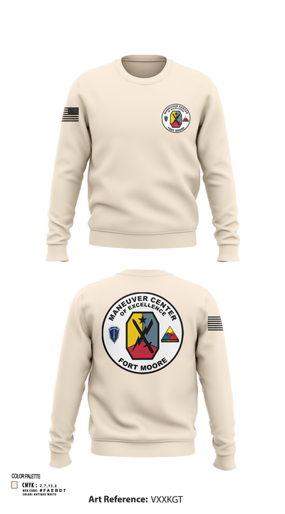 Fort moore 23614259 Crew Neck Sweatshirt - 102