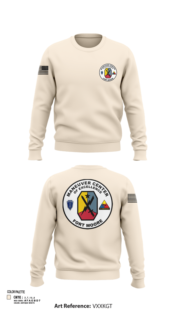 Crew Neck Sweatshirt, Fort moore, , Teamtime, Team time, sublimation, custom sports apparel, team uniforms, spirit wear, spiritwear, sports uniforms, custom shirts, team store, custom team store, fundraiser sports, apparel fundraiser
