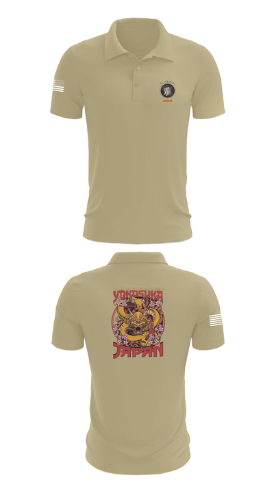 Transactional Service Center Yokosuka 4835947 Short Sleeve Performance Polo - 83