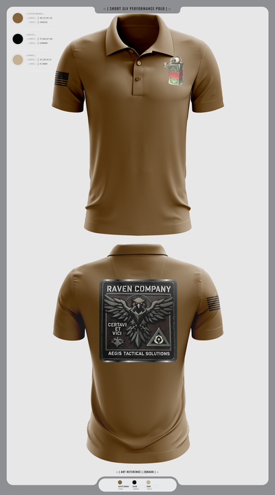 RAVEN 47327151 Short Sleeve Performance Polo - 1