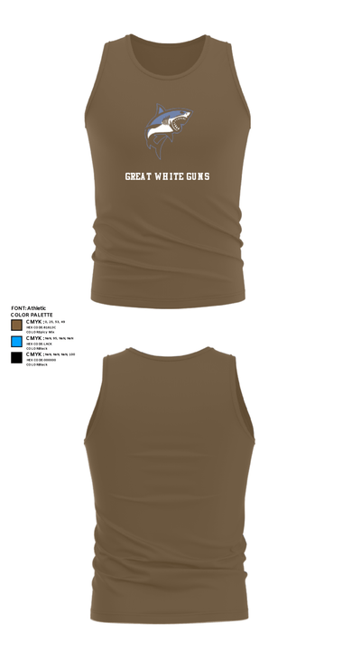 Great white guns 55052076 Tank Top - 19