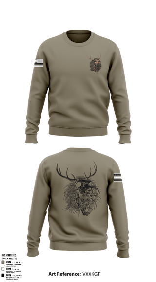 Crew Neck Sweatshirt, 1-1871-187 ABU, Army, Teamtime, Team time, sublimation, custom sports apparel, team uniforms, spirit wear, spiritwear, sports uniforms, custom shirts, team store, custom team store, fundraiser sports, apparel fundraiser
