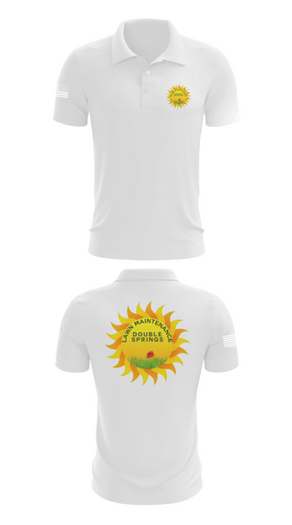 Short Sleeve Performance Polo, Double Springs Lawn Maintenance, , Teamtime, Team time, sublimation, custom sports apparel, team uniforms, spirit wear, spiritwear, sports uniforms, custom shirts, team store, custom team store, fundraiser sports, apparel fundraiser