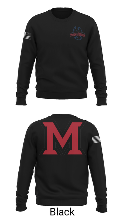 Miami University - Middletown Baseball 52720506 Crew Neck Sweatshirt - 9