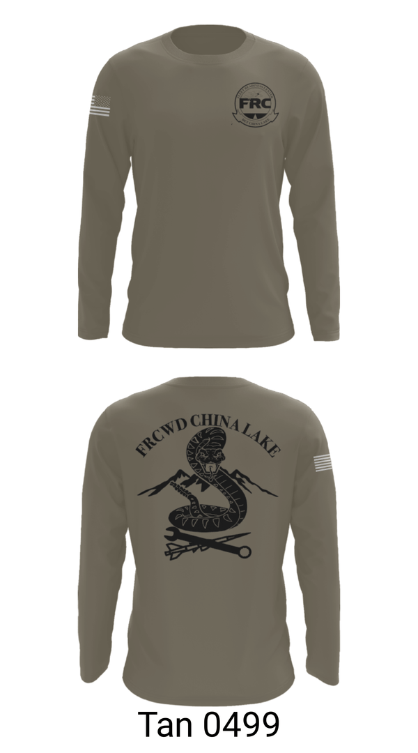 Long Sleeve Performance Shirt, FRCW Det China Lake, Navy, Teamtime, Team time, sublimation, custom sports apparel, team uniforms, spirit wear, spiritwear, sports uniforms, custom shirts, team store, custom team store, fundraiser sports, apparel fundraiser