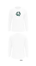 Edmond Santa Fe High School Football 10022708 Long Sleeve Performance Shirt - 8