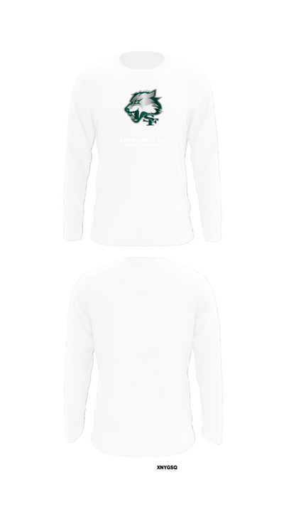 Edmond Santa Fe High School Football 10022708 Long Sleeve Performance Shirt - 8