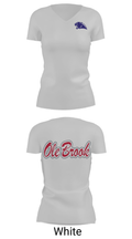 Brookhaven High School Track 8766995 Women's Short Sleeve V-neck Shirt - 7