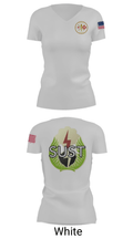 25th Infantry Division Sustainment Brigade 47086657 Women's Short Sleeve V-neck Shirt - 10