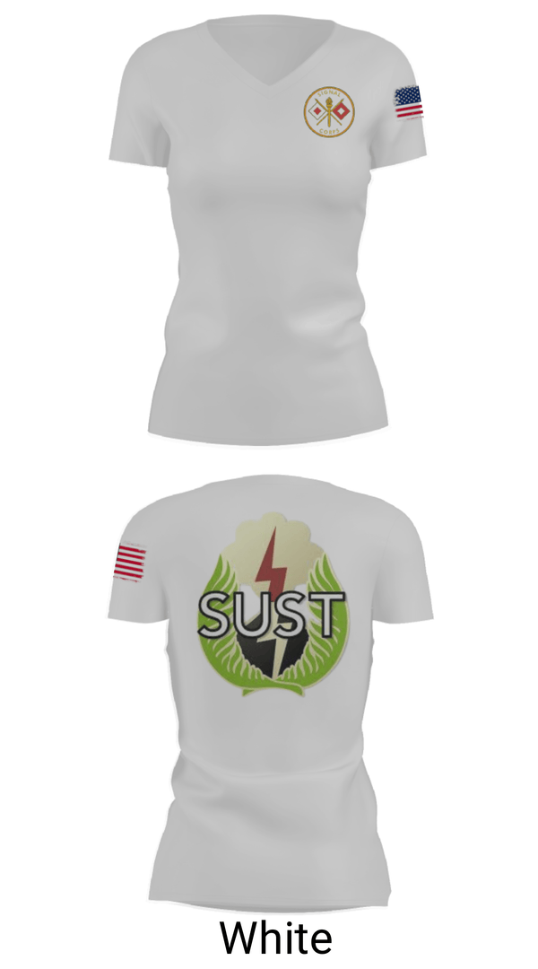 Women's Short Sleeve Vneck Shirt, 25th Infantry Division Sustainment Brigade, Army, Teamtime, Team time, sublimation, custom sports apparel, team uniforms, spirit wear, spiritwear, sports uniforms, custom shirts, team store, custom team store, fundraiser sports, apparel fundraiser