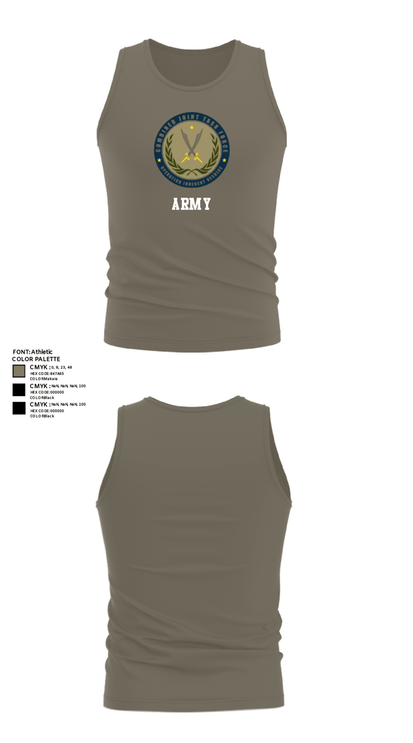 Tank Top, 3-10 GSAB, Army, Teamtime, Team time, sublimation, custom sports apparel, team uniforms, spirit wear, spiritwear, sports uniforms, custom shirts, team store, custom team store, fundraiser sports, apparel fundraiser