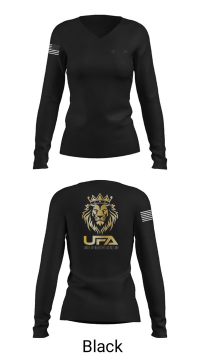 UFA 66619051 Women's Long Sleeve V-neck Shirt - 35