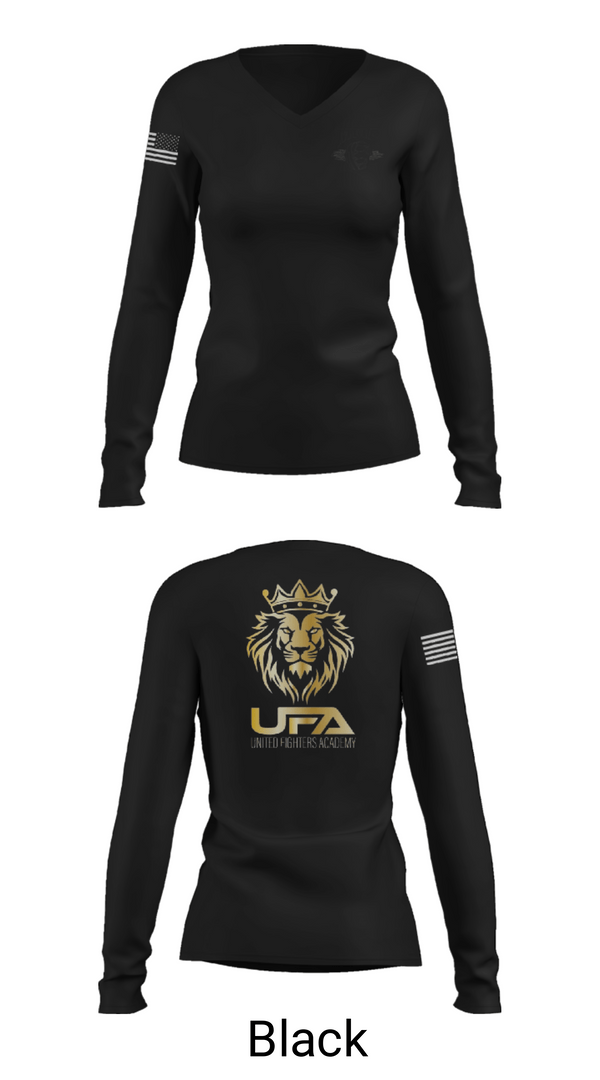 Womens Long Sleeve Vneck Shirt, UFA, Wrestling, Teamtime, Team time, sublimation, custom sports apparel, team uniforms, spirit wear, spiritwear, sports uniforms, custom shirts, team store, custom team store, fundraiser sports, apparel fundraiser