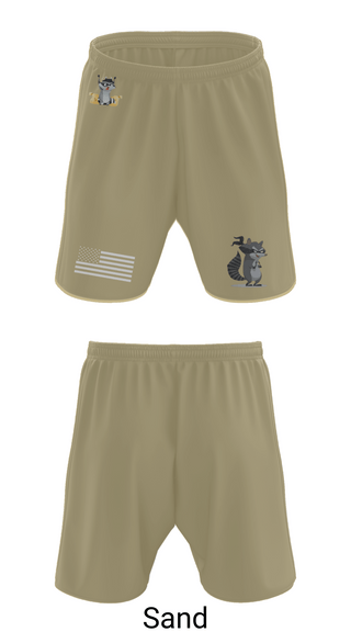 Athletic Shorts With Pockets, 2-2 B Co., Army, Teamtime, Team time, sublimation, custom sports apparel, team uniforms, spirit wear, spiritwear, sports uniforms, custom shirts, team store, custom team store, fundraiser sports, apparel fundraiser