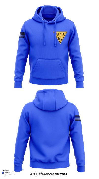 New Jersey state police 11429252 Hoodie - 131