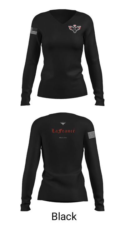 1 of 1 elite 47054237 Women's Long Sleeve V-neck Shirt - 35