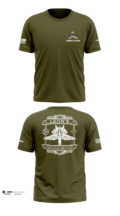 Q TROOP 2/278 ACR 39002186 Old School Cotton Feel Shirt - 12
