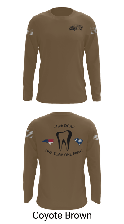 810th med co 30898387 Long Sleeve Performance Shirt - 6