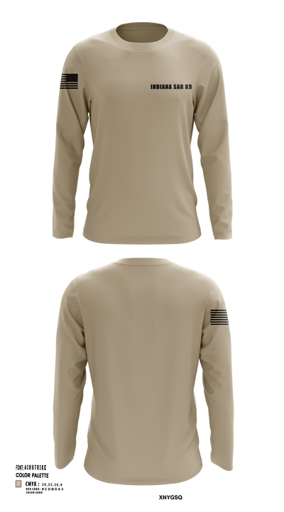 Indiana SAR K9 89767591 Long Sleeve Performance Shirt 103
