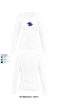 Mountain Valley Middle School Basketball 93258395 Women's Long Sleeve V-neck Shirt -1 15
