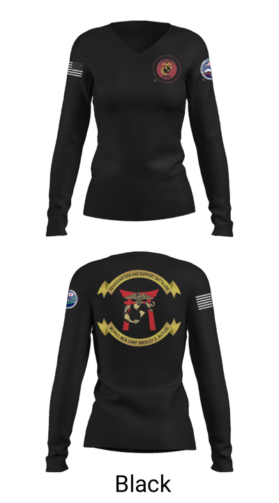 MCIPAC 4147432 Women's Long Sleeve V-neck Shirt - 37