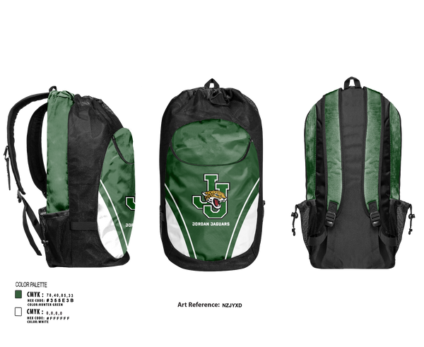 Gear Bag, Jordan Jaguars, Spirit Store, Teamtime, Team time, sublimation, custom sports apparel, team uniforms, spirit wear, spiritwear, sports uniforms, custom shirts, team store, custom team store, fundraiser sports, apparel fundraiser