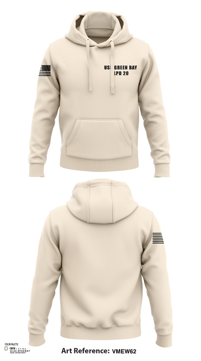 USS GREEN BAY LPD 20 4100581 Hoodie - 103