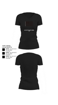 904th MP Det Military Working Dog 45495596 Women's Short Sleeve V-neck Shirt - 24