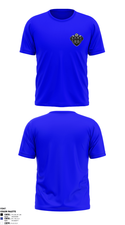 Parowan High School Soccer 7234539 Short Sleeve Performance Shirt - 2