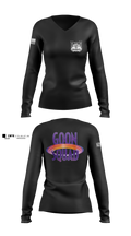 92nd Engineers 80974269 Women's Long Sleeve V-neck Shirt - 2