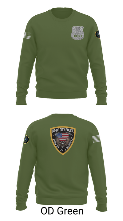 Co-op City Police Department 96634913 Crew Neck Sweatshirt - 43