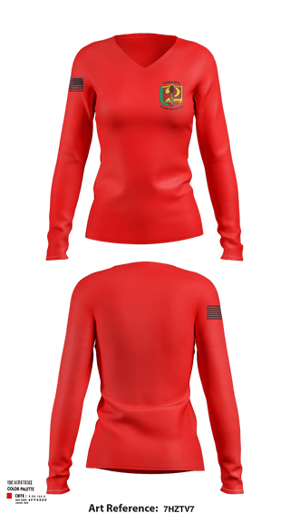 Women's Long Sleeve Vneck Shirt, 2nd Reg, , Teamtime, Team time, sublimation, custom sports apparel, team uniforms, spirit wear, spiritwear, sports uniforms, custom shirts, team store, custom team store, fundraiser sports, apparel fundraiser