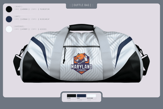 Duffle Bag, Maryland Strikers, Men's Volleyball, Teamtime, Team time, sublimation, custom sports apparel, team uniforms, spirit wear, spiritwear, sports uniforms, custom shirts, team store, custom team store, fundraiser sports, apparel fundraiser
