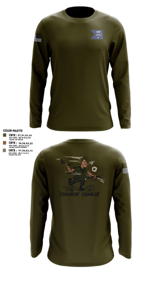 Long Sleeve Performance Shirt, C Co 1-125th IN, , Teamtime, Team time, sublimation, custom sports apparel, team uniforms, spirit wear, spiritwear, sports uniforms, custom shirts, team store, custom team store, fundraiser sports, apparel fundraiser