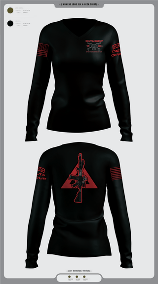 Womens Long Sleeve Vneck Shirt, , , Teamtime, Team time, sublimation, custom sports apparel, team uniforms, spirit wear, spiritwear, sports uniforms, custom shirts, team store, custom team store, fundraiser sports, apparel fundraiser