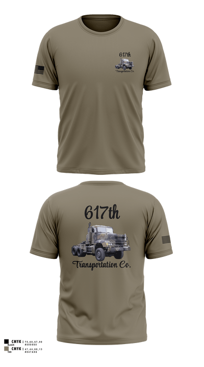 617th Transportation Company 2064597 Short Sleeve Performance Shirt - 2