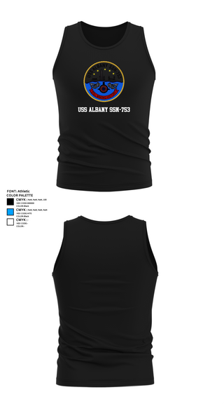 Tank Top, USS ALBANY SSN-753, , Teamtime, Team time, sublimation, custom sports apparel, team uniforms, spirit wear, spiritwear, sports uniforms, custom shirts, team store, custom team store, fundraiser sports, apparel fundraiser