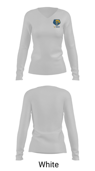 Women's Long Sleeve Vneck Shirt, West Virginia University Institute Of Technology Baseball, Baseball, Teamtime, Team time, sublimation, custom sports apparel, team uniforms, spirit wear, spiritwear, sports uniforms, custom shirts, team store, custom team store, fundraiser sports, apparel fundraiser