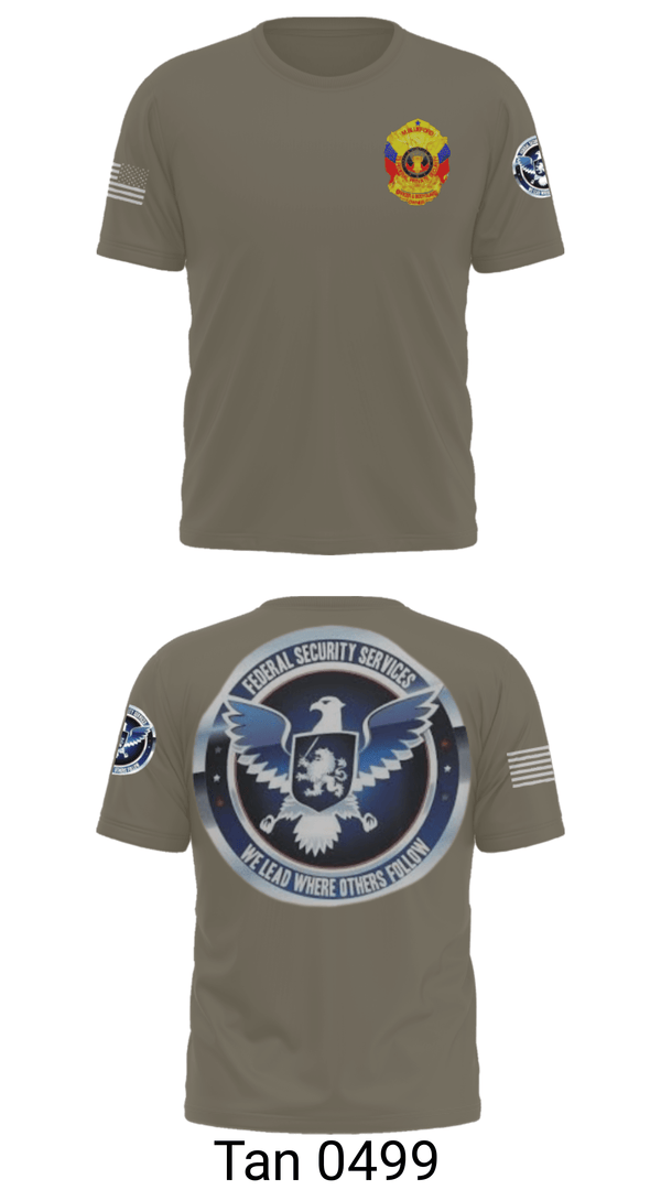 Old School Cotton Feel Shirt, TS FEDERAL PRIVATE SECURITY & BODYGUARD, Police, Teamtime, Team time, sublimation, custom sports apparel, team uniforms, spirit wear, spiritwear, sports uniforms, custom shirts, team store, custom team store, fundraiser sports, apparel fundraiser