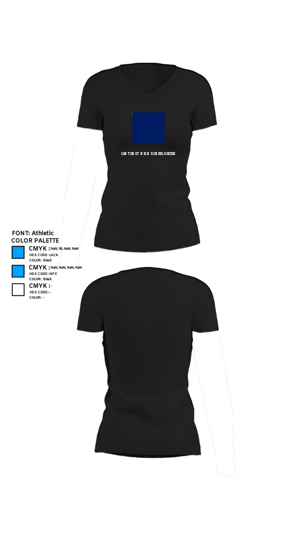 Womens Short Sleeve Vneck Shirt, Carteret High School Soccer, Women's Soccer, Teamtime, Team time, sublimation, custom sports apparel, team uniforms, spirit wear, spiritwear, sports uniforms, custom shirts, team store, custom team store, fundraiser sports, apparel fundraiser