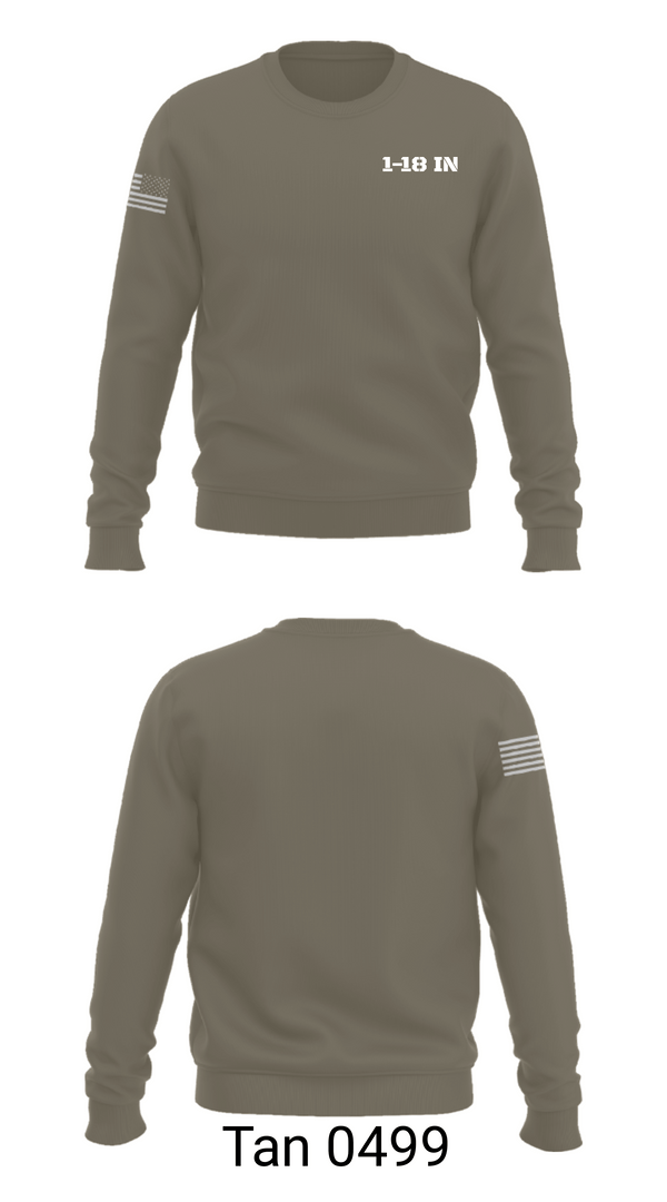 Crew Neck Sweatshirt, 1-18 IN, Army, Teamtime, Team time, sublimation, custom sports apparel, team uniforms, spirit wear, spiritwear, sports uniforms, custom shirts, team store, custom team store, fundraiser sports, apparel fundraiser