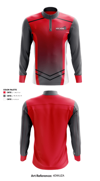 Quarter Zip Jacket, Arcadia University Volleyball, Women's Volleyball, Teamtime, Team time, sublimation, custom sports apparel, team uniforms, spirit wear, spiritwear, sports uniforms, custom shirts, team store, custom team store, fundraiser sports, apparel fundraiser