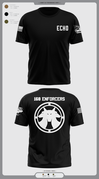 Short Sleeve Performance Shirt, Echo, Army, Teamtime, Team time, sublimation, custom sports apparel, team uniforms, spirit wear, spiritwear, sports uniforms, custom shirts, team store, custom team store, fundraiser sports, apparel fundraiser