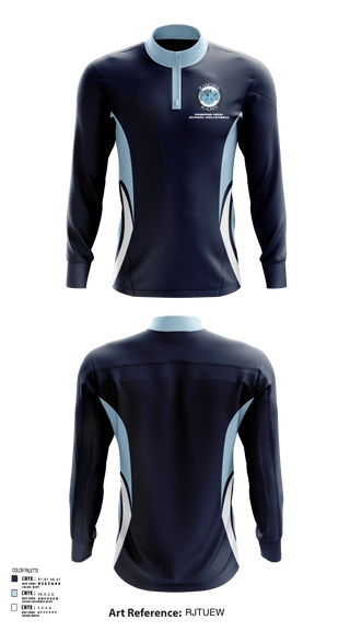 Quarter Zip Jacket, Ramona High School Volleyball, Women's Volleyball, Teamtime, Team time, sublimation, custom sports apparel, team uniforms, spirit wear, spiritwear, sports uniforms, custom shirts, team store, custom team store, fundraiser sports, apparel fundraiser