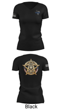 Maverick County Constable PCT 4 23255361 Women's Short Sleeve V-neck Shirt - 27