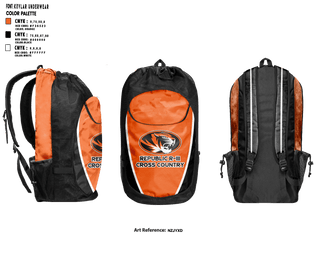 Gear Bag, Republic R-III High School Cross Country, Cross Country, Teamtime, Team time, sublimation, custom sports apparel, team uniforms, spirit wear, spiritwear, sports uniforms, custom shirts, team store, custom team store, fundraiser sports, apparel fundraiser