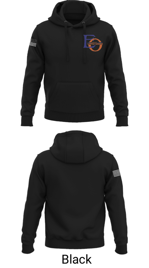 Hoodie, East Orange County Little League, Baseball, Teamtime, Team time, sublimation, custom sports apparel, team uniforms, spirit wear, spiritwear, sports uniforms, custom shirts, team store, custom team store, fundraiser sports, apparel fundraiser